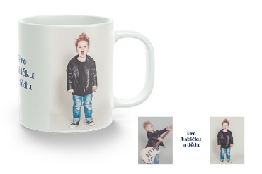 Vytvořte originální keramický fotohrnek z vlastní fotky | printmall.cz - 2 fotografie s textem